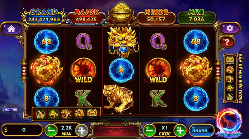 Kho báu tứ linh nổ hũ được yêu thích năm 2025